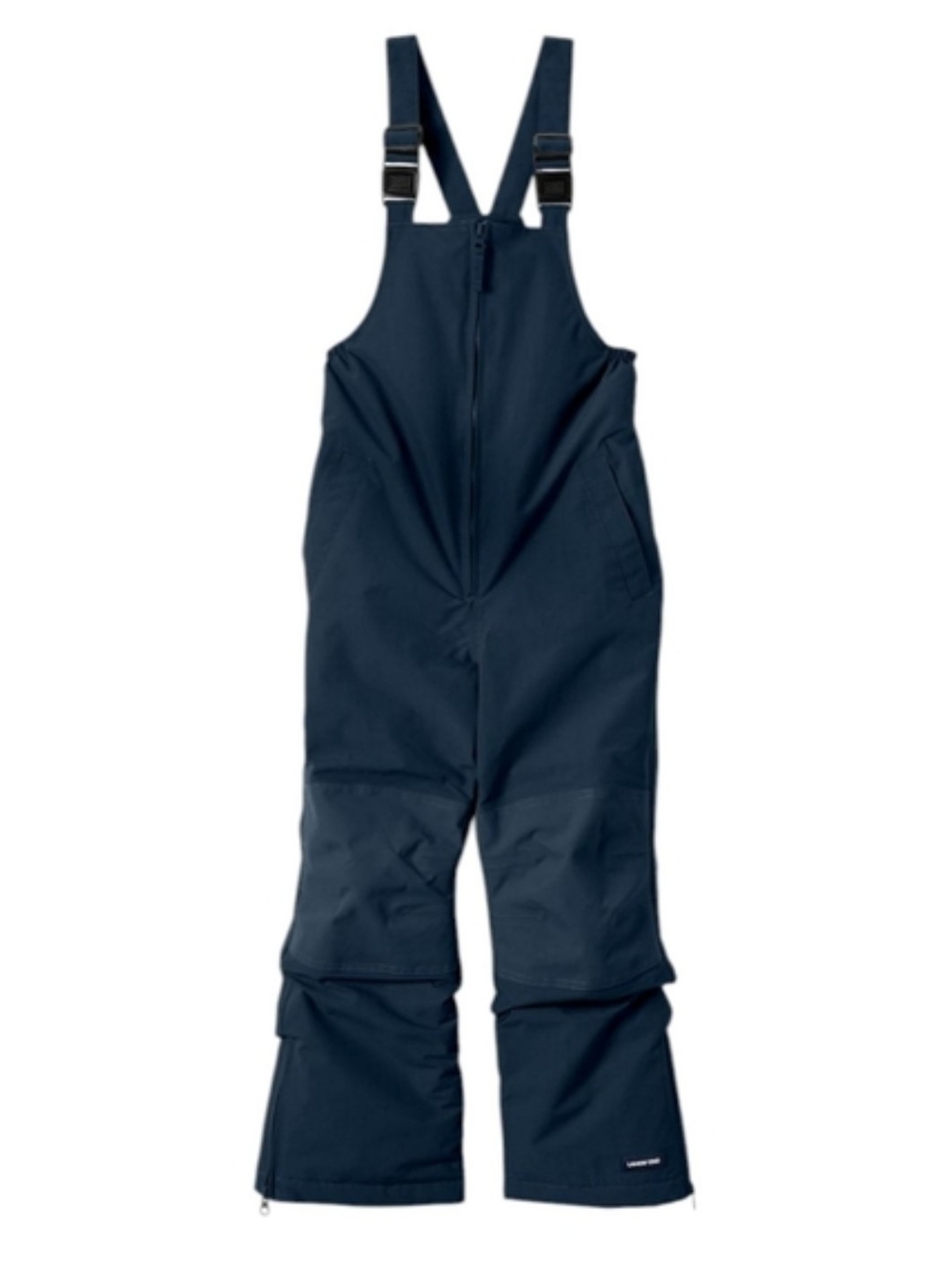Lands' End Navy Unisex Kids Insulated Squall Snow Bibs Size 12